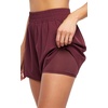 image:imageMarika Womens Ember Back Zippered Pocket Active ShortFig