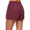 image:imageMarika Womens Ember Back Zippered Pocket Active ShortFig