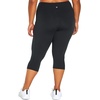image:imageMarika Womens Plus Size Uma High Rise Pocket Tummy Control Capri LeggingBlack