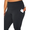 image:imageMarika Womens Plus Size Uma High Rise Pocket Tummy Control Capri LeggingBlack