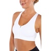 image:imageMarika Womens Savannah Zip Front Seamless Sports BraWhite