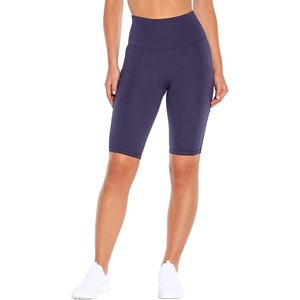 image:imageMarika Womens Olivia High Rise Tummy Control Bermuda ShortMidnight Blue