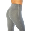 image:imageMarika Womens Brooke High Rise Tummy Control Capri LeggingHeathered Black