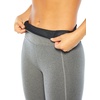 image:imageMarika Womens Brooke High Rise Tummy Control Capri LeggingHeathered Black