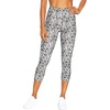image:imageMarika Womens Carson High Rise Pocket Capri LeggingBlack Mini Textured Animal
