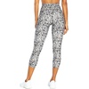 image:imageMarika Womens Carson High Rise Pocket Capri LeggingBlack Mini Textured Animal