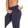 image:imageMarika Womens Drew High Waist Tummy Control MidCalf LeggingsMidnight Blue