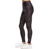 image:imageMarika Womens Easy Waist Kelly LeggingBlack Coffee Snake Skin