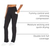 image:imageMarika Womens Eclipse Tummy Control Bootleg PantBlack