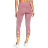 image:imageMarika Womens Ruby High Rise Side Pocket Capri LeggingDusky Orchid
