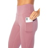 image:imageMarika Womens Ruby High Rise Side Pocket Capri LeggingDusky Orchid