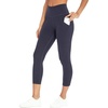 image:imageMarika Womens Drew High Waist Tummy Control MidCalf LeggingsMidnight Blue