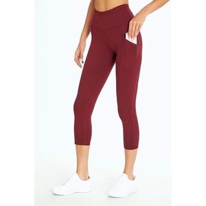 image:imageDrew High Waist Tummy Control MidCalf LeggingRed