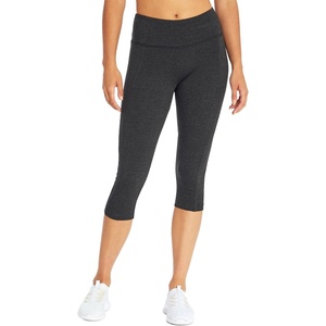 image:imageMarika Womens Carrie Slim Fit Capri LeggingHeather Charcoal