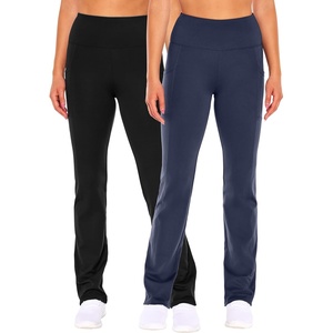 image:imageMarika Womens Eclipse Tummy Control Bootleg PantBlackMidnight Blue