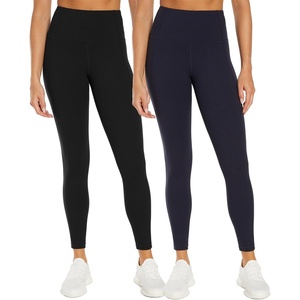 image:imageMarika Womens Olivia High Rise Tummy Control Legging2 Pack BlackMidnight Blue